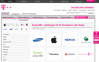 anleitungen.telekom.de website preview