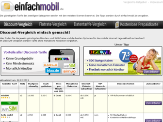 einfachmobil.de website preview
