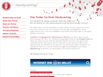 ihr-handyvertrag.de website preview