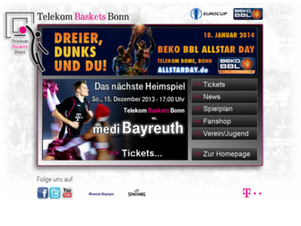 telekom-baskets-bonn.de website preview