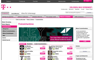 freizeichen.t-mobile.de website preview