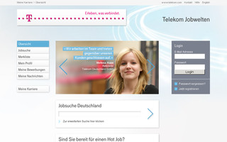 jobwelt.telekom.com website preview