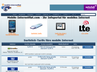 mobile-internetflat.com website preview