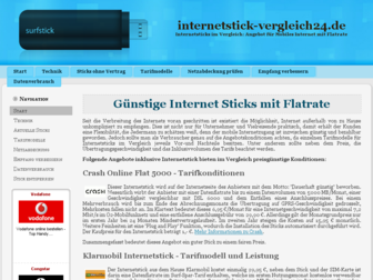 internetstick-vergleich24.de website preview