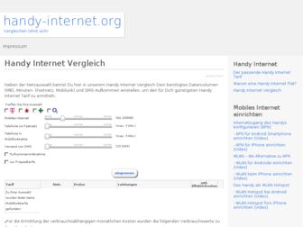 handy-internet.org website preview