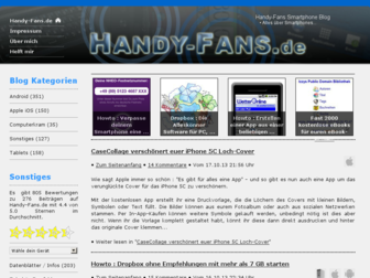 handy-fans.de website preview