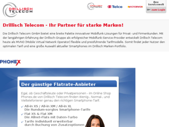 drillisch-telecom.de website preview