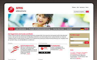 sms-esolutions.de website preview