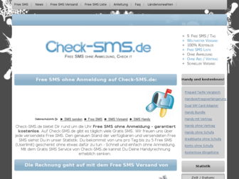 check-sms.de website preview