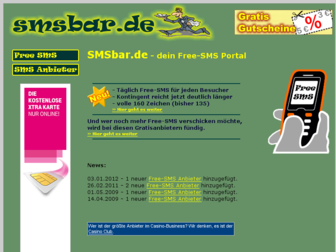 smsbar.de website preview