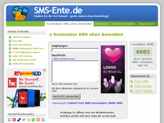 sms-ente.de website preview