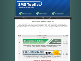 sms-toplist.de website preview