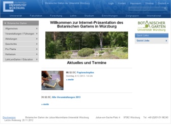 bgw.uni-wuerzburg.de website preview