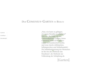 comenius-garten.de website preview