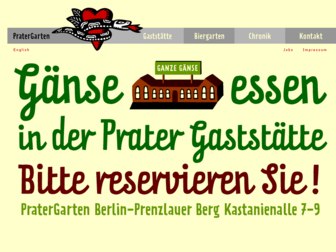 pratergarten.de website preview