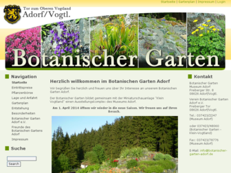 botanischer-garten-adorf.de website preview