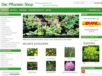 der-pflanzen-shop.de website preview