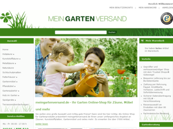 meingartenversand.de website preview