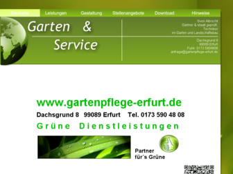 gartenpflege-erfurt.de website preview