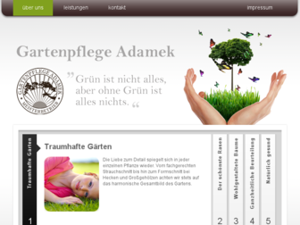 gartenpflege-adamek.de website preview