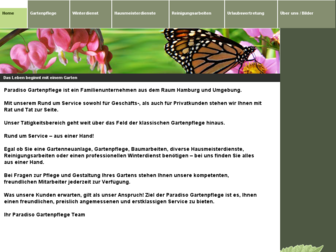 paradisogartenpflege.de website preview