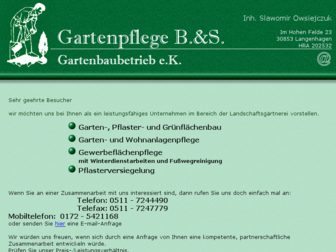gartenpflege-bs.de website preview