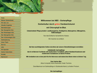 abd-gartenpflege.de website preview