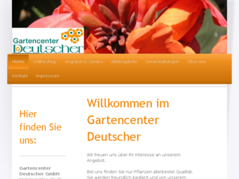 gartencenter-deutscher.de website preview