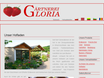 gaertnerei-gloria.de website preview