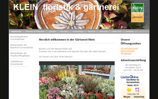 gaertnereiklein.com website preview