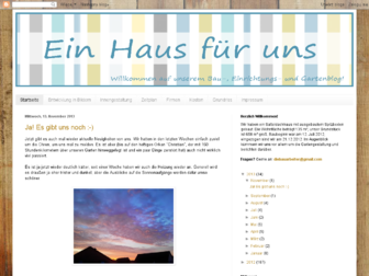 ein-haus-fuer-uns.blogspot.com website preview