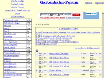 gartenbahn-forum.de website preview