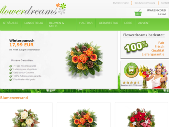 flowerdreams.de website preview