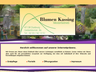 blumen-kassing.de website preview