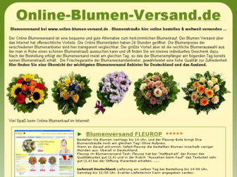 online-blumen-versand.de website preview