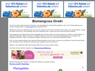 blumengrussdirekt.de website preview