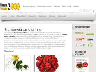blumenversand2000.com website preview