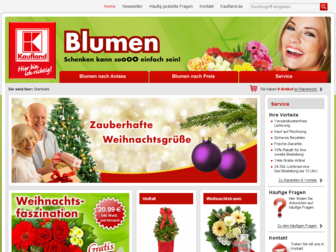 kaufland-blumen.de website preview