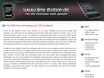 sms-station.de website preview