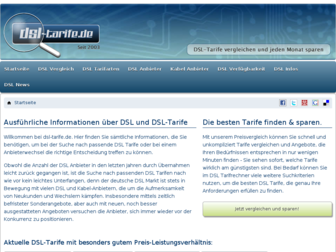 dsl-tarife.de website preview