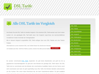 dsl-2-tarife.de website preview