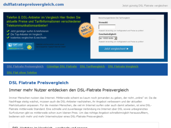 dslflatratepreisvergleich.com website preview