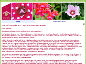 floristik-wiesler.de website preview