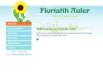 floristik-auler.de website preview