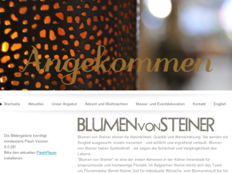 blumenvonsteiner.de website preview