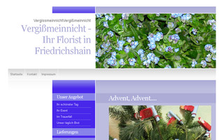 vergissmeinnicht-floristik.de website preview
