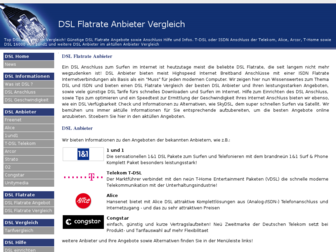 dsl-isdn-anbieter.de website preview