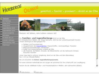 herberge-orange.de website preview