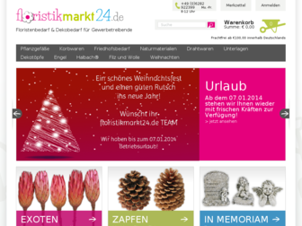 floristikmarkt24.de website preview