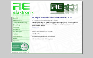 re-elektronik.org website preview